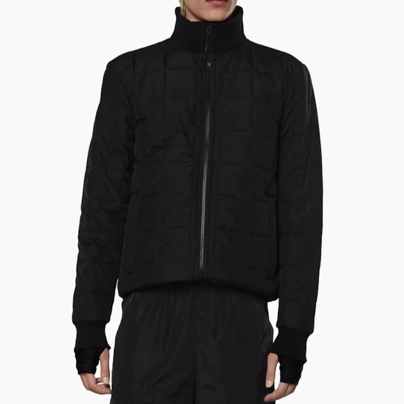 RAINS Liner High Neck Jacket Black NWT - Picture 6 of 16